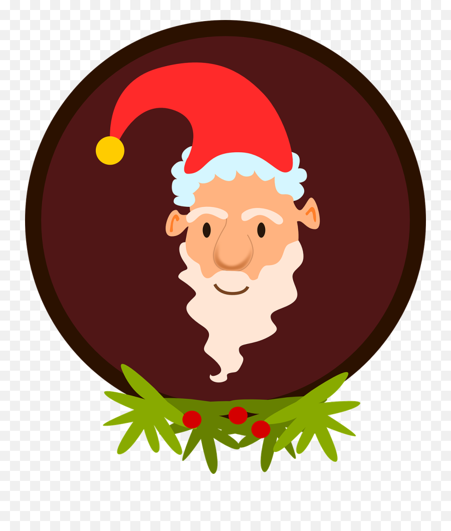 Santa Clip Art Santa Claus Vector Clip Art Christmas Clipart - Clip Art Emoji,Santa Face Clipart