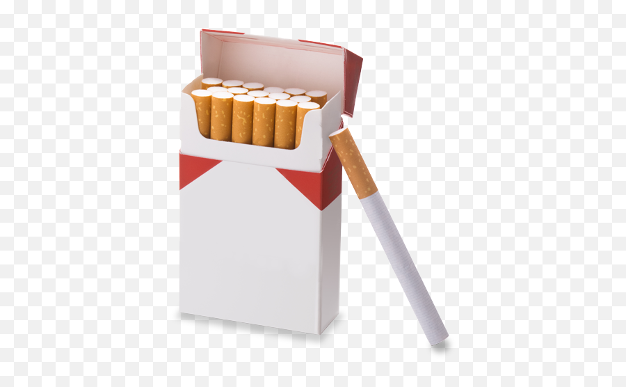 Download Hd Generic Pack Of Cigarettes - Transparent Cigarette Pack Png Emoji,Cigarettes Png