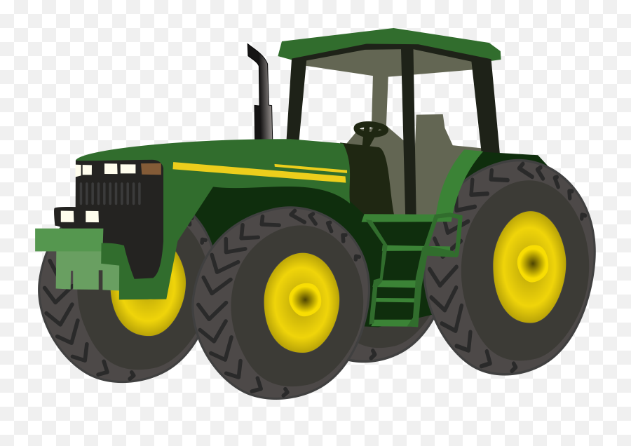 Free Clip Art - Clipart John Deere Tractor Png Emoji,Tractor Clipart