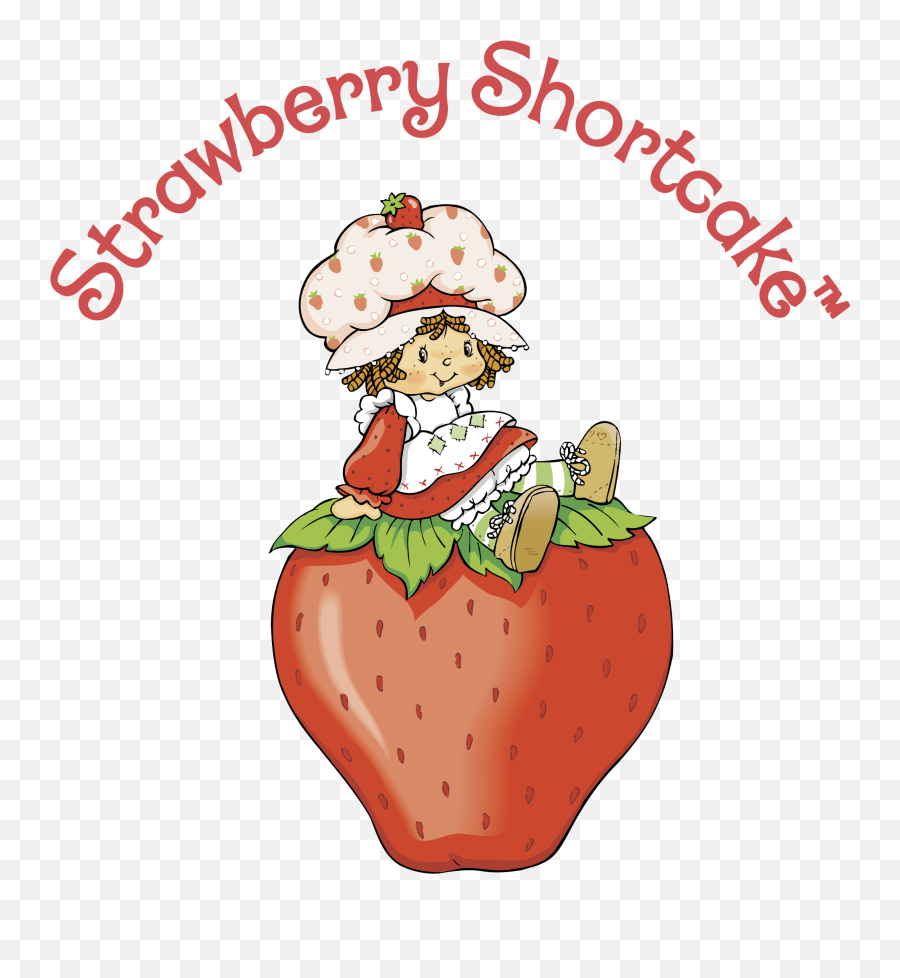 Strawberry Shortcake Logo Png - Transparent Strawberry Shortcake Logo Emoji,Strawberry Transparent Background