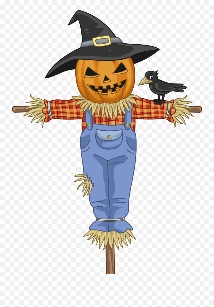 Scarecrow Clipart - Scare Crow Clip Art Step By Step Emoji,Scarecrow Clipart