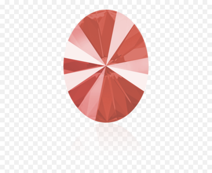 Crystal Dark Red F 18x135mm 4122 Swarovski Oval Rivoli - Swarovski Ag Emoji,Red Oval Png