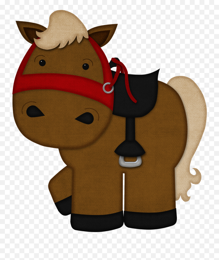 Cute Clipart - Cute Farm Horse Clipart Emoji,Western Cliparts