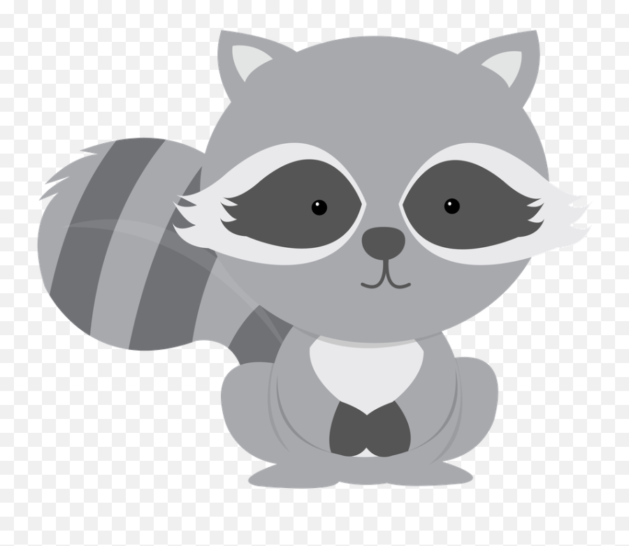 Cute Raccoon - Racoon Woodland Clip Art Emoji,Raccoon Clipart
