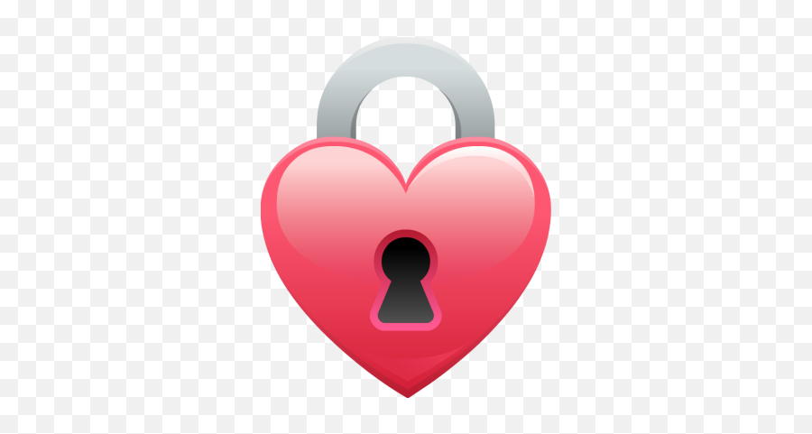 Photo Editor - Locked Heart Clip Art Emoji,Lock Clipart