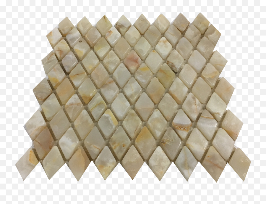 Diamond White Gold Onyx Tumbled Mosaic Tile Emoji,Gold Pattern Png