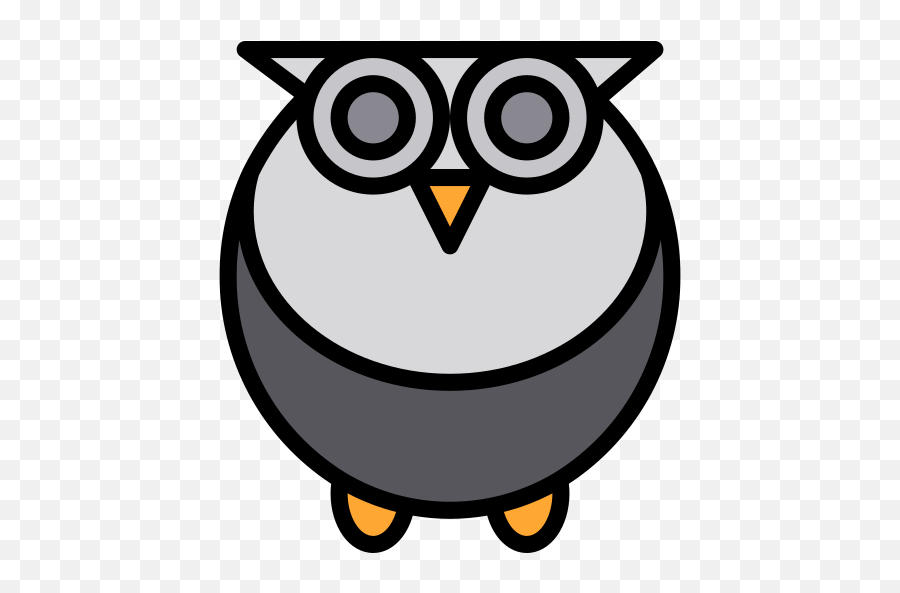 Free Icon Owl Emoji,Cute Bird Clipart Black And White