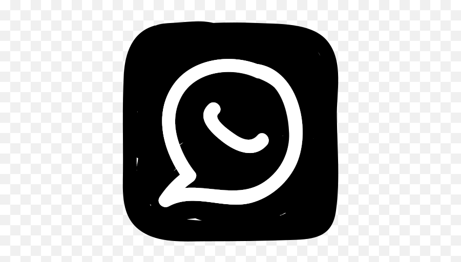 Scribble Social Whatsapp Logo Free Icon Of Scribble Emoji,Transparent Scribble