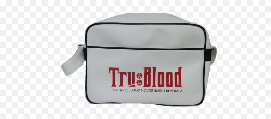 True Blood - Retro Bag Logo White Emoji,Handbag Logo