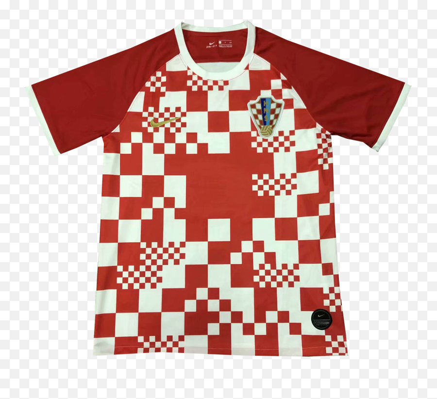 2020 Croatia Euro Home Soccer Jersey - Love Soccer Jerseys Emoji,Jersey Png