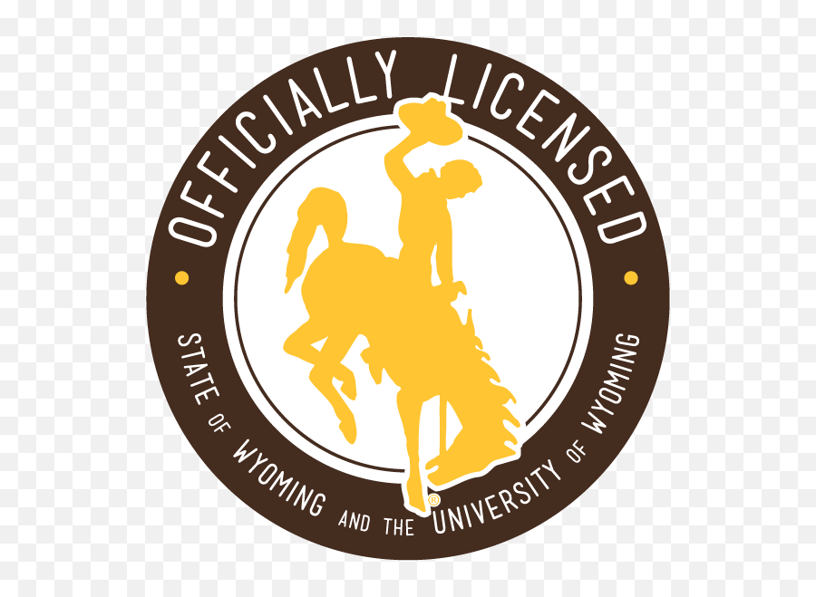 Wyoming Bucking Horse Wall Clock - Shop Wyoming Emoji,Yellow Horse Logo