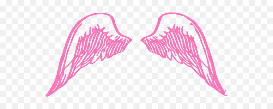Angel Wings Clip Art At Clkercom - Vector Clip Art Online Pink Angels Wings Png Emoji,Angel Wings Clipart