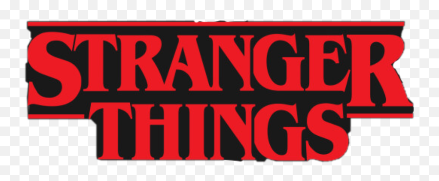 Stranger Things Logo Png Clipart - Language Emoji,Stranger Things Clipart