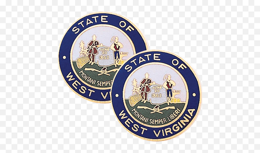West Virginia State Lapel Pin Hat Tac New Other Badges - West Virginia Lapel Pin Emoji,West Virginia Logo