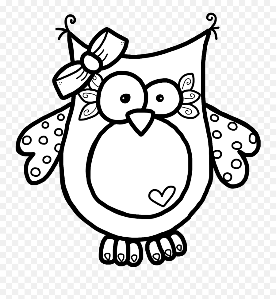 Melonheadz Owl Clipart Black And White - Reading Melonheadz Clipart Black And White Emoji,Owl Clipart Black And White