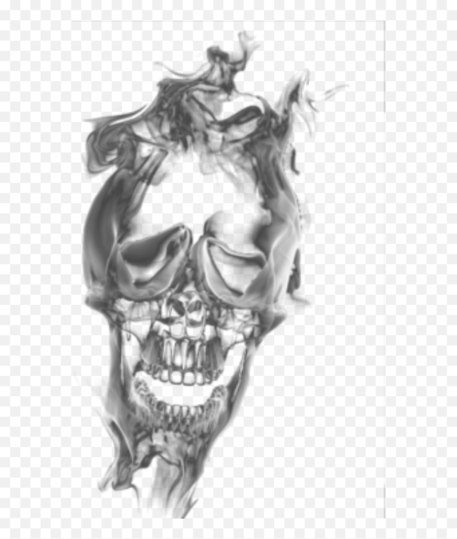 Skull Colorful - Skull With Smoke Png Transparent Cartoon Color Editing Smoke Png Hd Emoji,Smoke Png Transparent