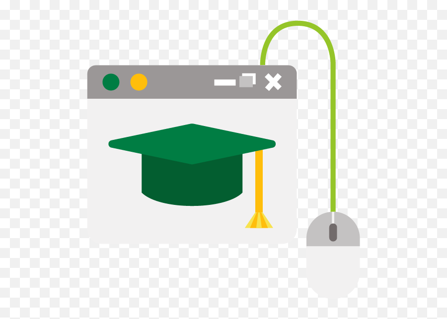 Online Quizzes In Eclass - Online Graduation Clip Art Emoji,Graduation Clipart