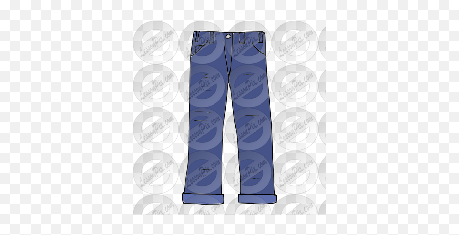 Jeans Picture For Classroom Therapy - Solid Emoji,Jeans Clipart