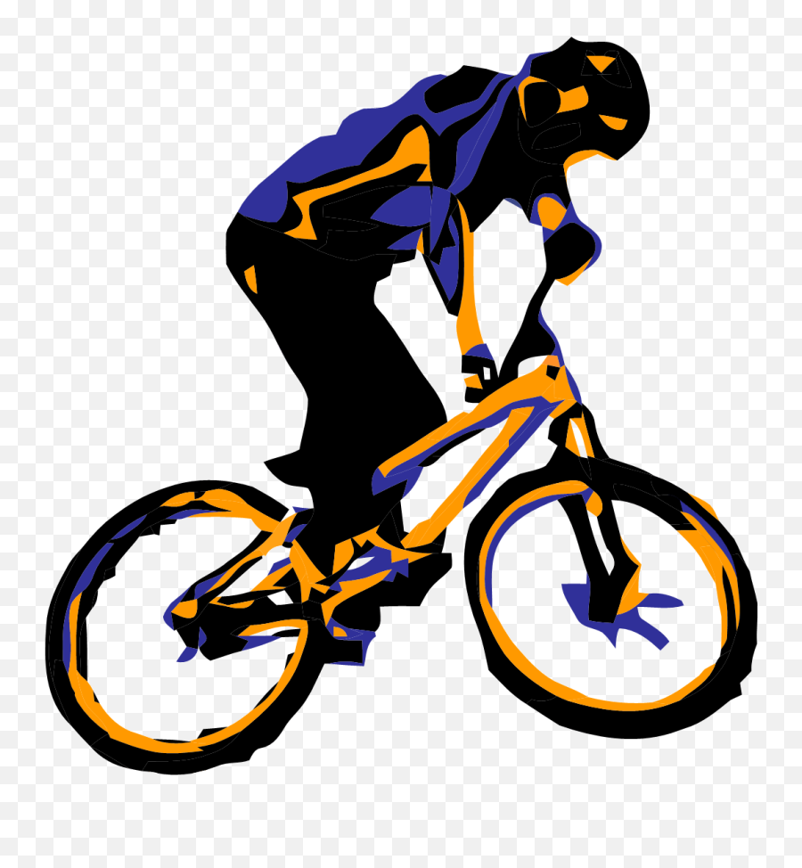 Mountain Bike Clipart - Clip Art Mountain Bike Logo Emoji,Bike Clipart