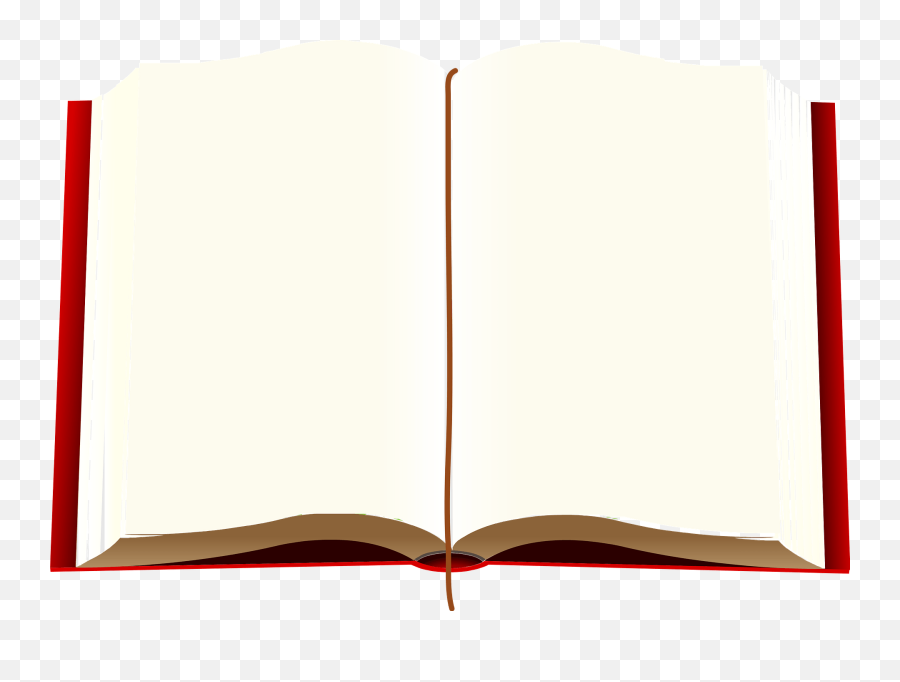 Open Book Clipart - Horizontal Emoji,Book Clipart
