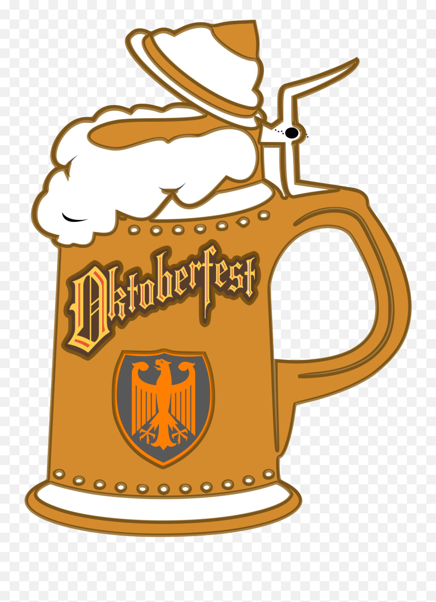 Oktoberfest Png Pic - German Beer Mug Clipart Emoji,Oktoberfest Clipart