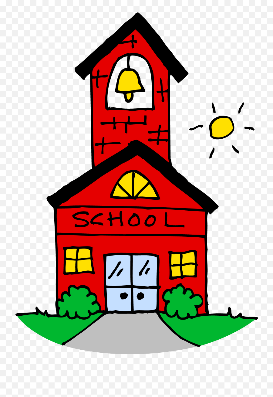 Free Clipart Of School Houses - Transparent Background School House Clipart Emoji,House Clipart