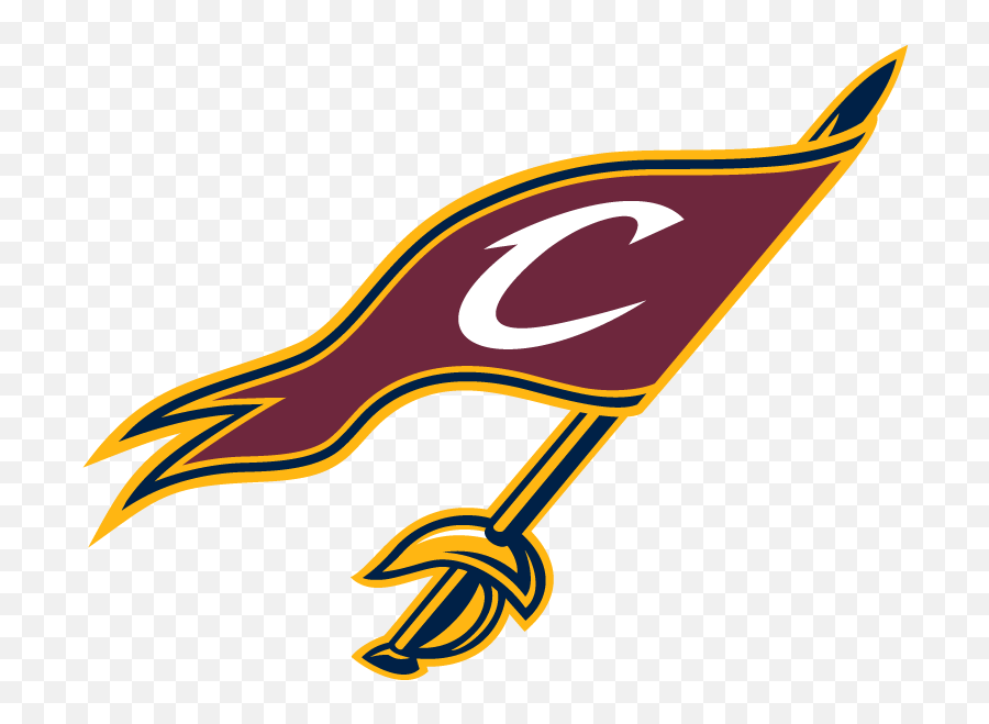 Cleveland Cavaliers Flag Logo Png Image - Cavaliers Logo Emoji,Sword Logo