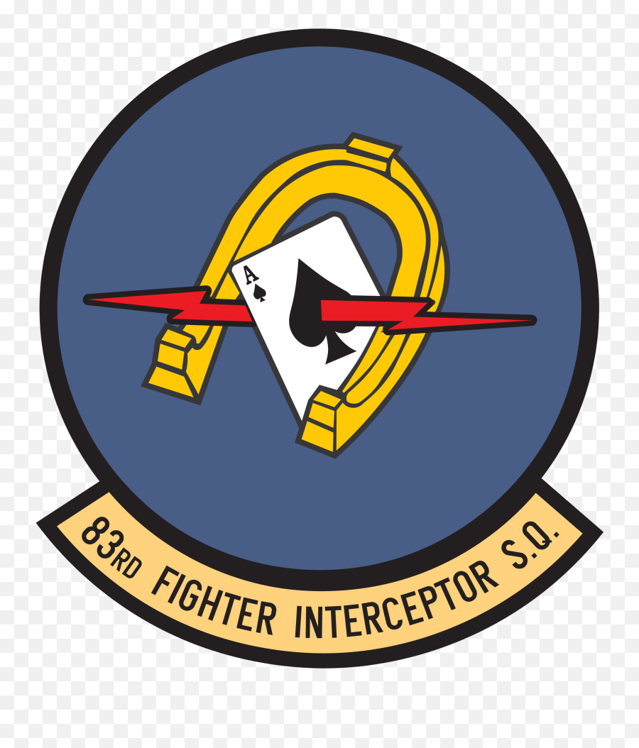 83rd Fighter Interceptor Squadron Us Air Force Historic Wwii Military Insignia Emblem Logo Vinyl Window Sticker Decal - Language Emoji,Us Air Force Logo