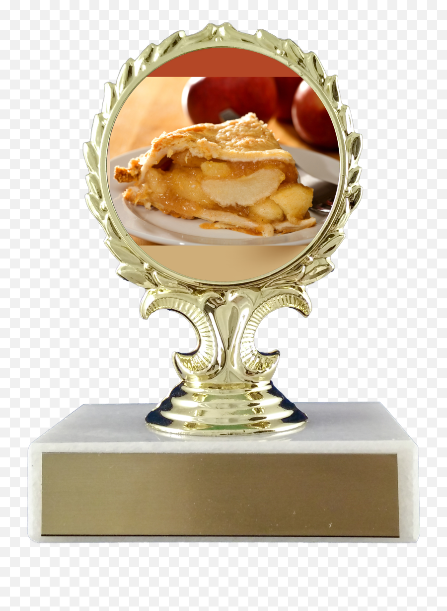 Pie Logo Trophy On Marble Base - Pie Trophy Emoji,Trophy Logo