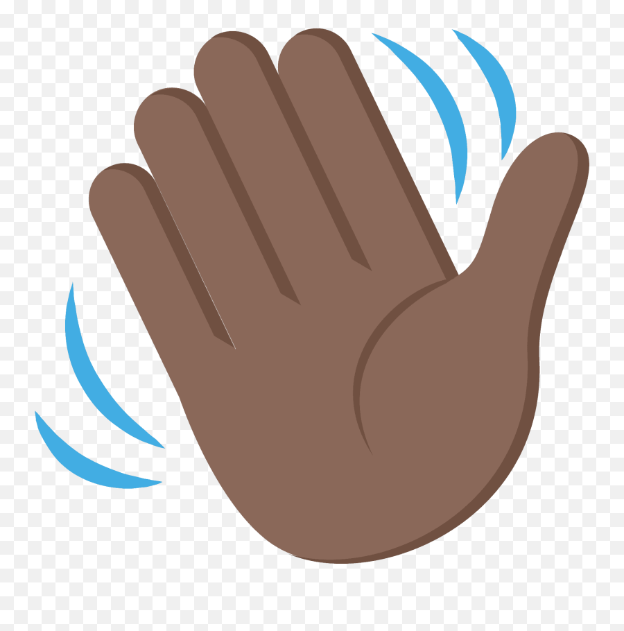 Waving Hand Emoji Clipart Free Download Transparent Png - Saludo Png,Waving Clipart