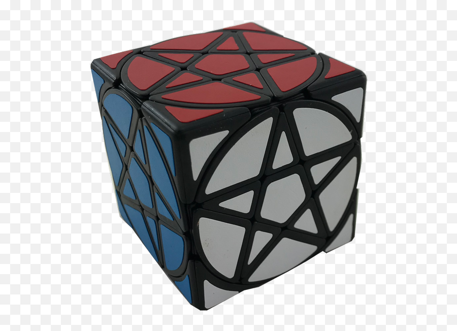 Circled Star Cube Rotating Brainteaser - Rubix Cube With A Star Emoji,Pentagram Transparent Background