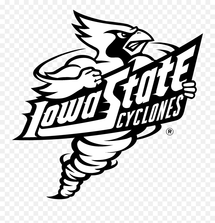 Iowa State Cyclones Logo Black - Stencil Iowa State Cyclones Logo Emoji,Iowa State Logo