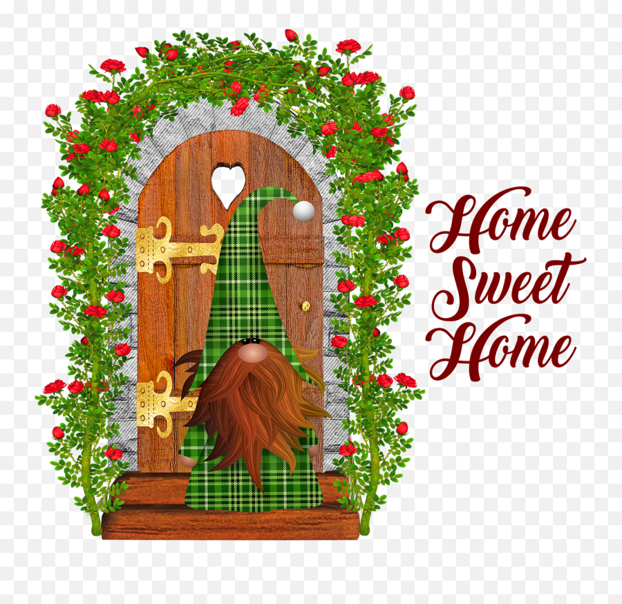Fairy Door Gnome Home Sweet - Free Image On Pixabay Emoji,Home Sweet Home Png