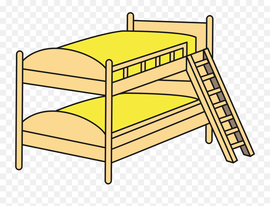 Clipart Bed Bunk Bed Clipart Bed Bunk - Bunk Bed Clipart Png Emoji,Bed Clipart