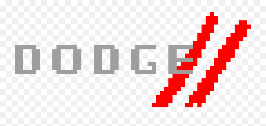Pixilart - Dodge Symbol Pixel Art Emoji,Dodge Logo