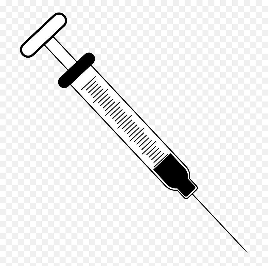 Syringe Clipart Transparent - Hypodermic Needle Emoji,Syringe Clipart