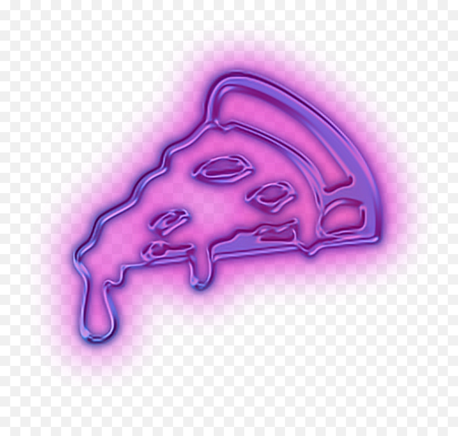 Pizza Neon Png Png Image With No - Transparent Neon Pizza Png Emoji,Neon Png
