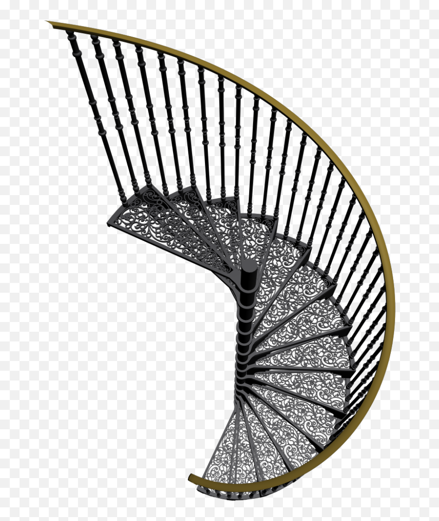 Spiral Staircase Spiral Staircase - Transparent Spiral Staircase Png Emoji,Stairs Clipart