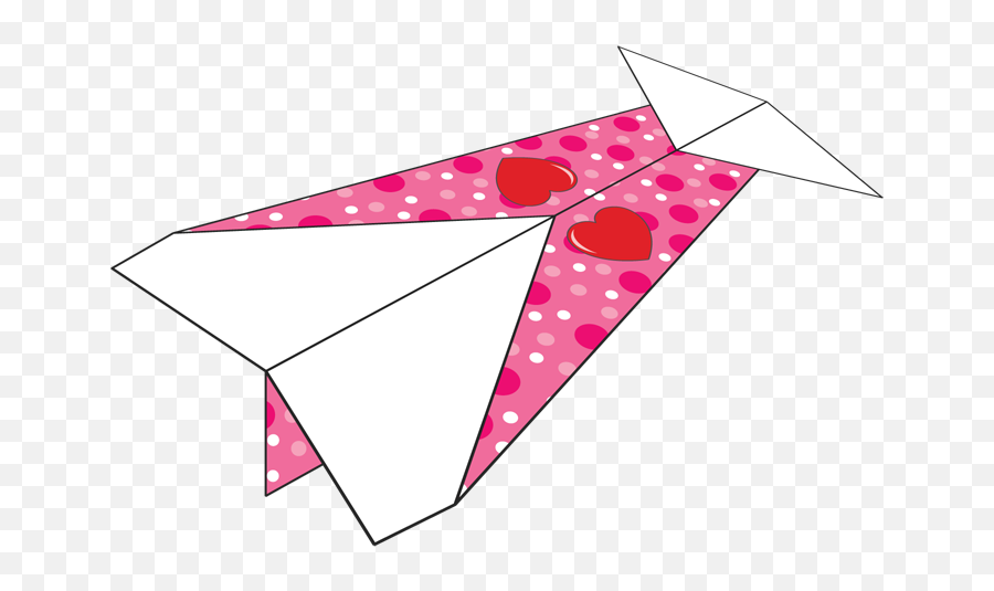Plane Number 205 - Girly Emoji,Paper Airplane Clipart