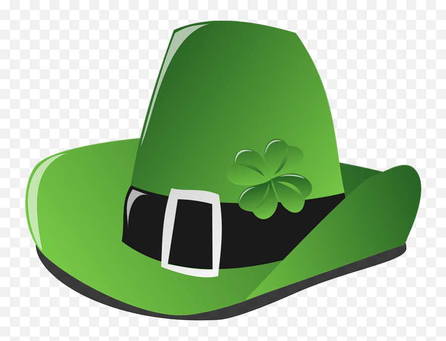 Saint Patricks Day Hat Clipart - Clip Art Green Hat Emoji,St Patrick's Day Clipart