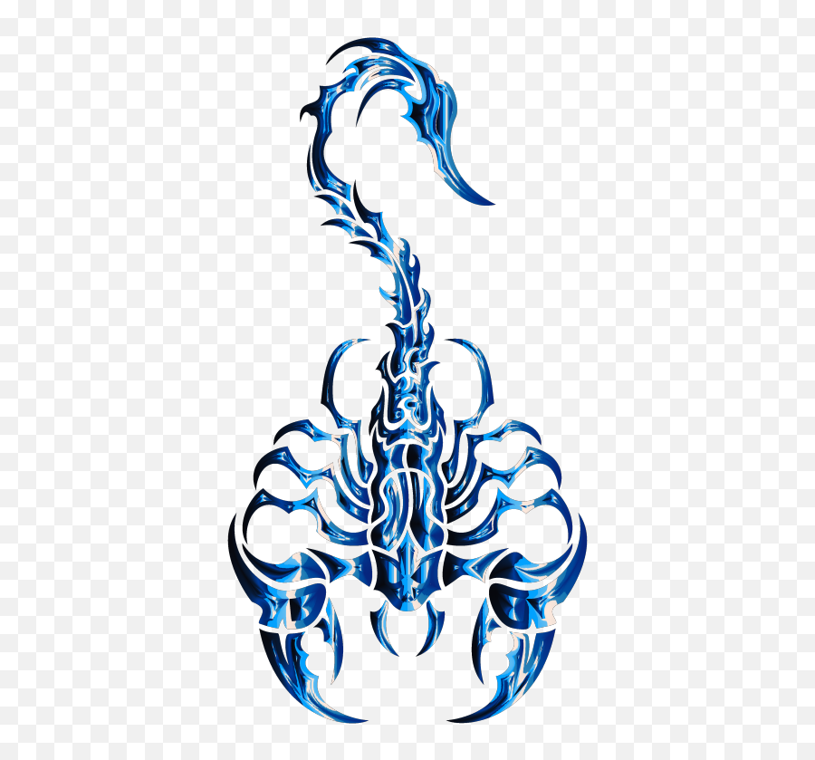 Scorpion Png Clip Art Scorpion - Tribal Scorpion Tattoo Emoji,Scorpion Png