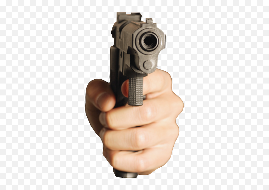 Hand Pointing Gun At Screen - Hand With Gun Png Emoji,Gun Emoji Png