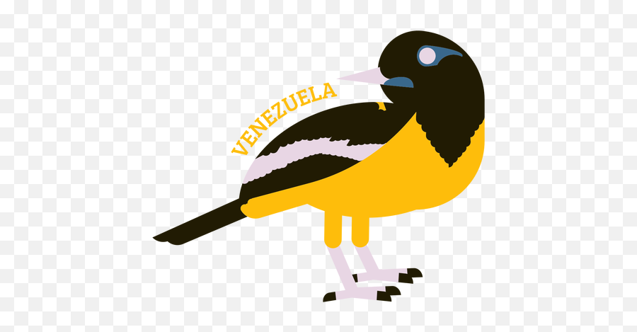 Troupial Venezuela Flat - Transparent Png U0026 Svg Vector File Songbirds Emoji,Venezuela Flag Png