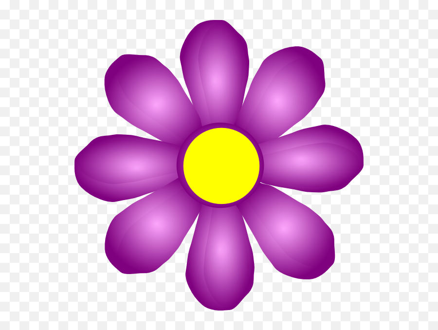 Png Flower Purple Clipart Transparent - Transparent Background Purple Flower Clipart Emoji,Purple Clipart