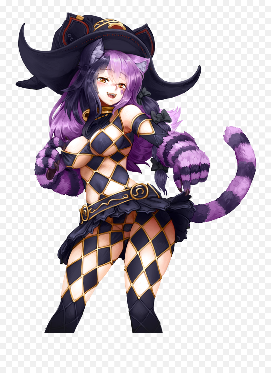 Download 17285924 - Anime Cheshire Cat Girl Png Image With Cheshire Cat Girl Emoji,Cheshire Cat Png