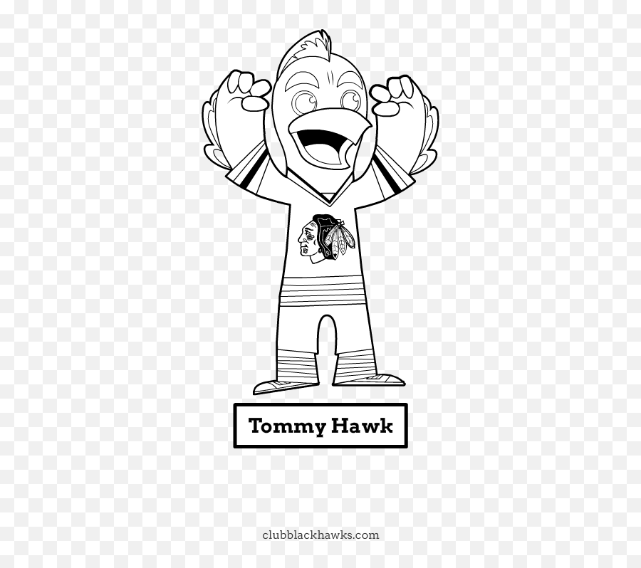 Blackhawks Coloring Pages - Coloring Home Blackhawks Hockey Coloring Page Emoji,Chicago Blackhawks Logo