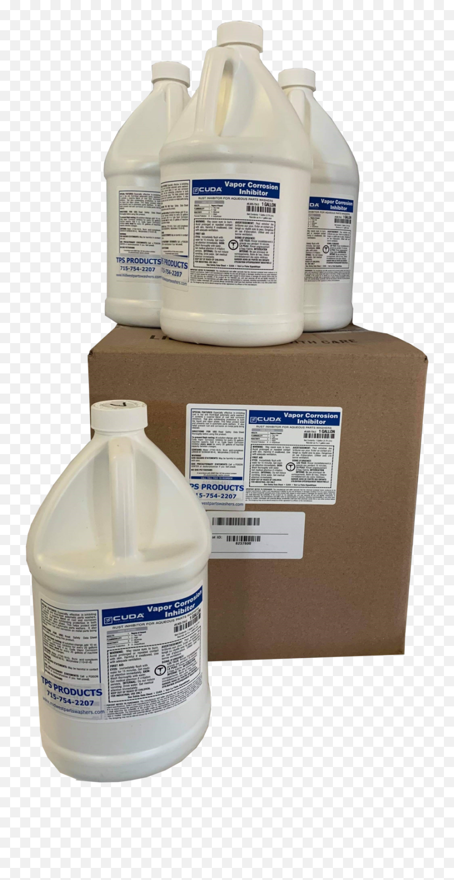 Case Of 4 One Gallon Bottles - Liquid Cuda Vapor Corrosion Inhibitor U2014 Tps Products Cuda Solventfree Parts Washers Detergent U0026 Parts Emoji,Vapor Png
