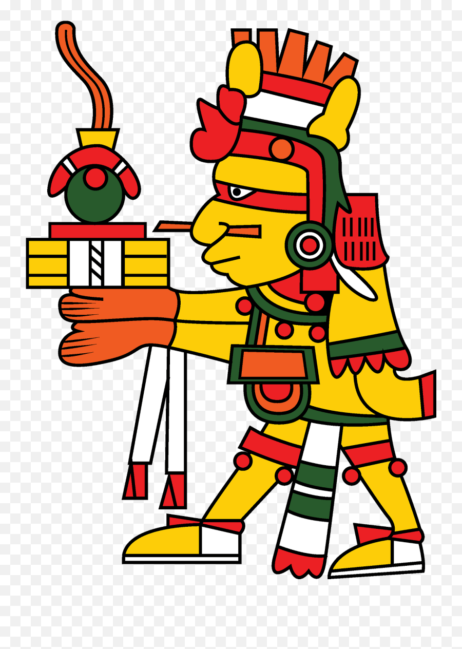 Aztec God Of Fire Day And Heat Clipart - Fictional Character Emoji,Heat Clipart