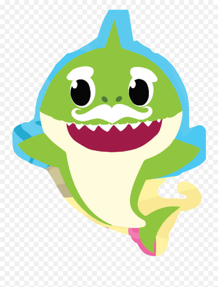 Baby Shark Png - Pinkfong Baby Shark Green Emoji,Character Png