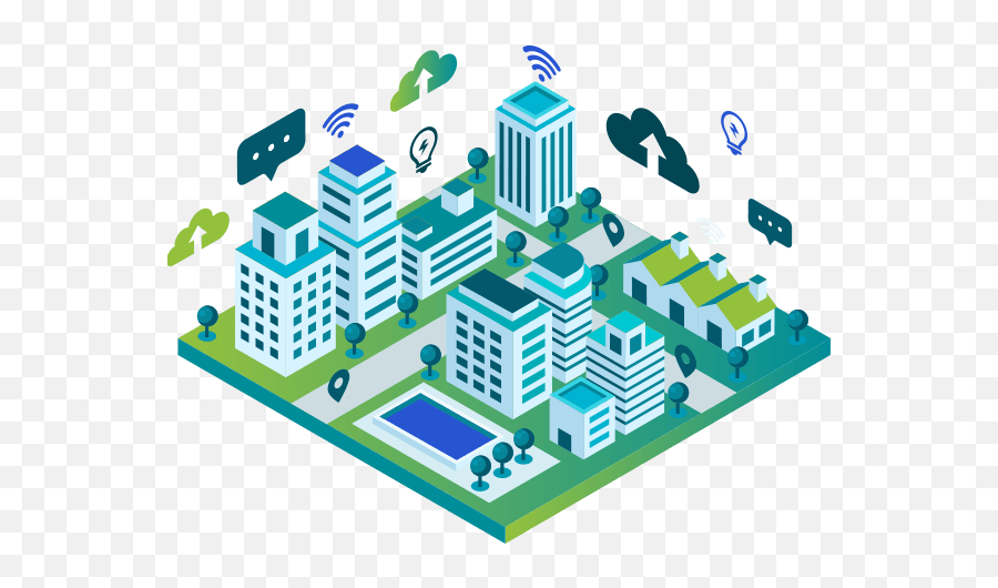 Smart City Solutions - Techolution Vertical Emoji,City Clipart